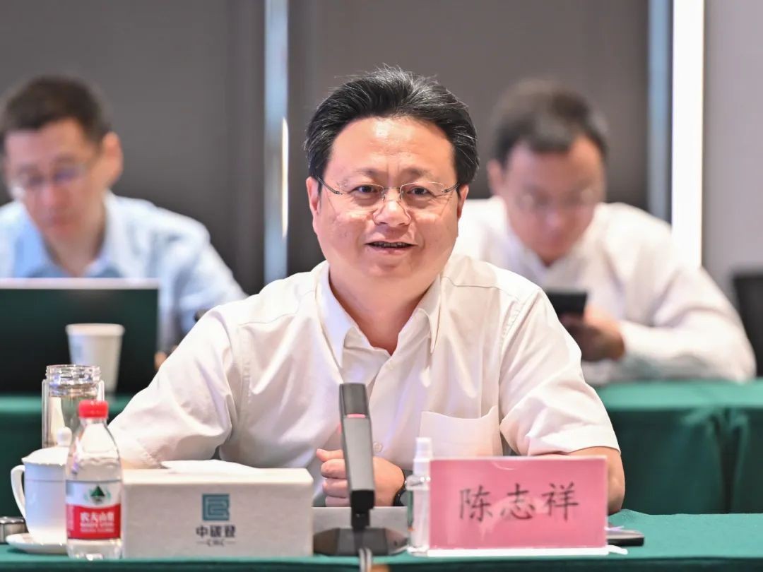 钱智民到中碳登沟通交流工作