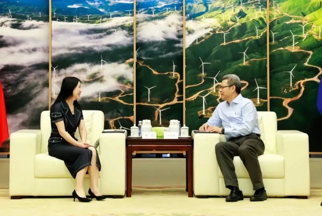 钱智民与中银国际首席执行官兼执行总裁李彤会谈