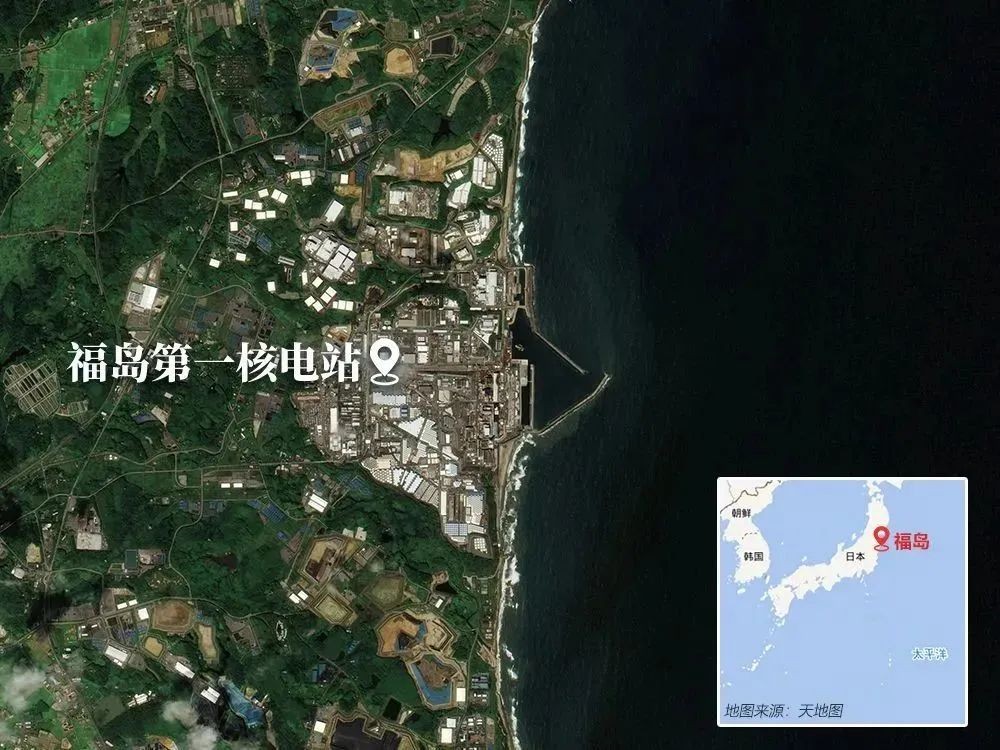 日本福岛核电站储存巨量核污染水,卫星图对比触目惊心
