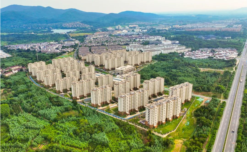 中核华兴承建的南京市浦口区高华五期经济适用房项目圆满交付