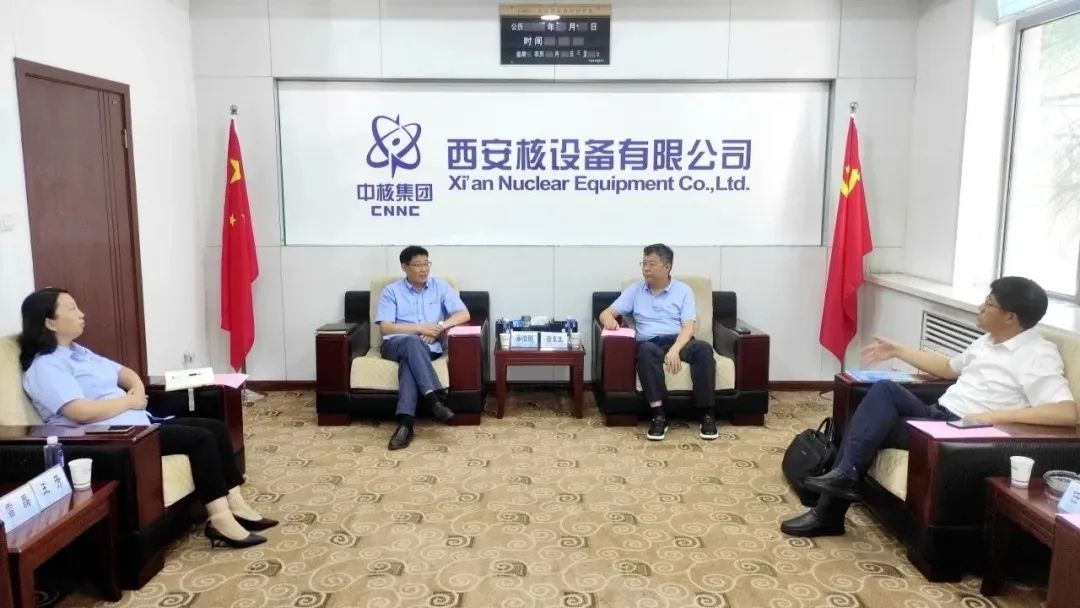 山东省海阳市委宣传部常务副部长徐东生一行调研西核设备