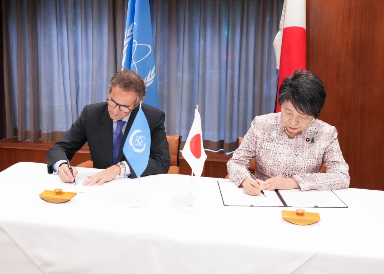 日本外相赴美与IAEA总干事就排海问题签合作备忘录,包括公关活动等内容