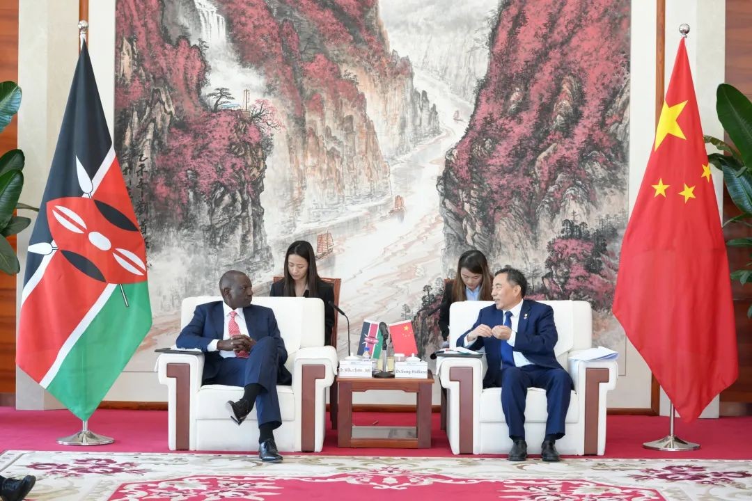宋海良与肯尼亚总统鲁托会谈