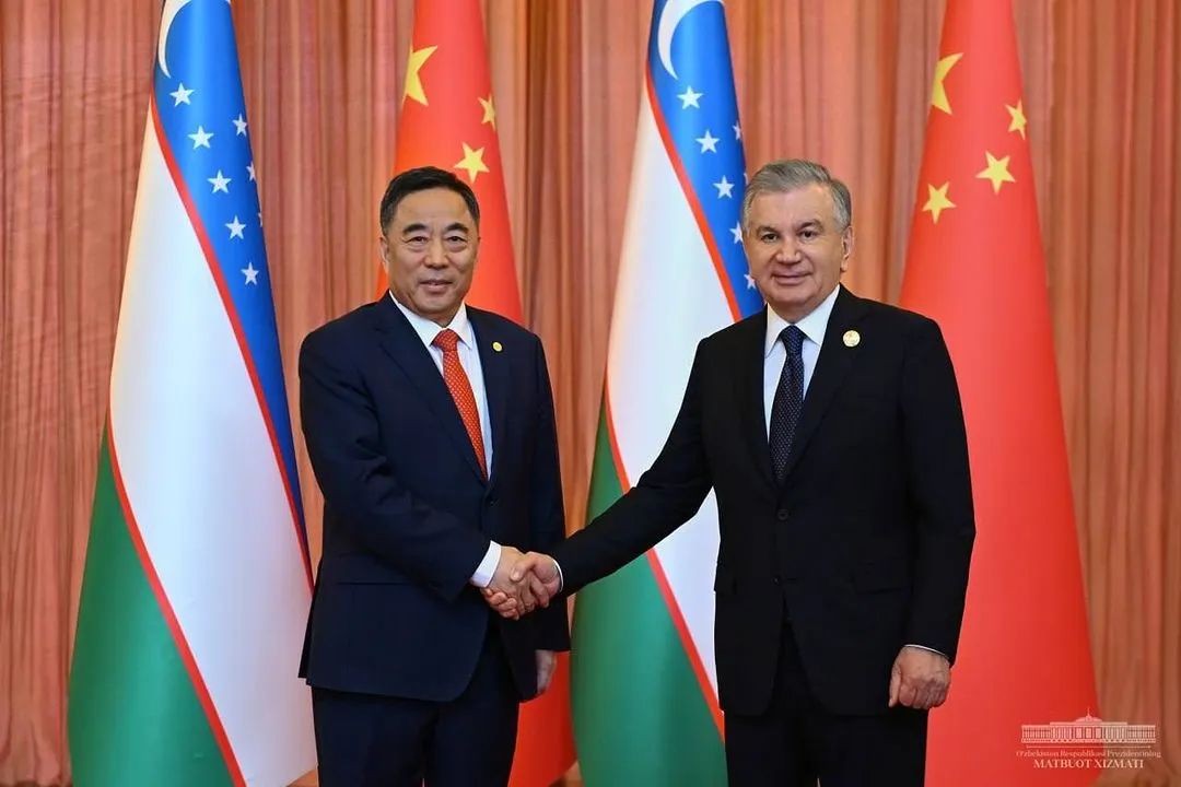 宋海良拜会乌兹别克斯坦总统米尔济约耶夫