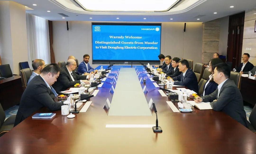 俞培根会见马斯达尔首席执行官穆罕默德·贾米尔·拉马希