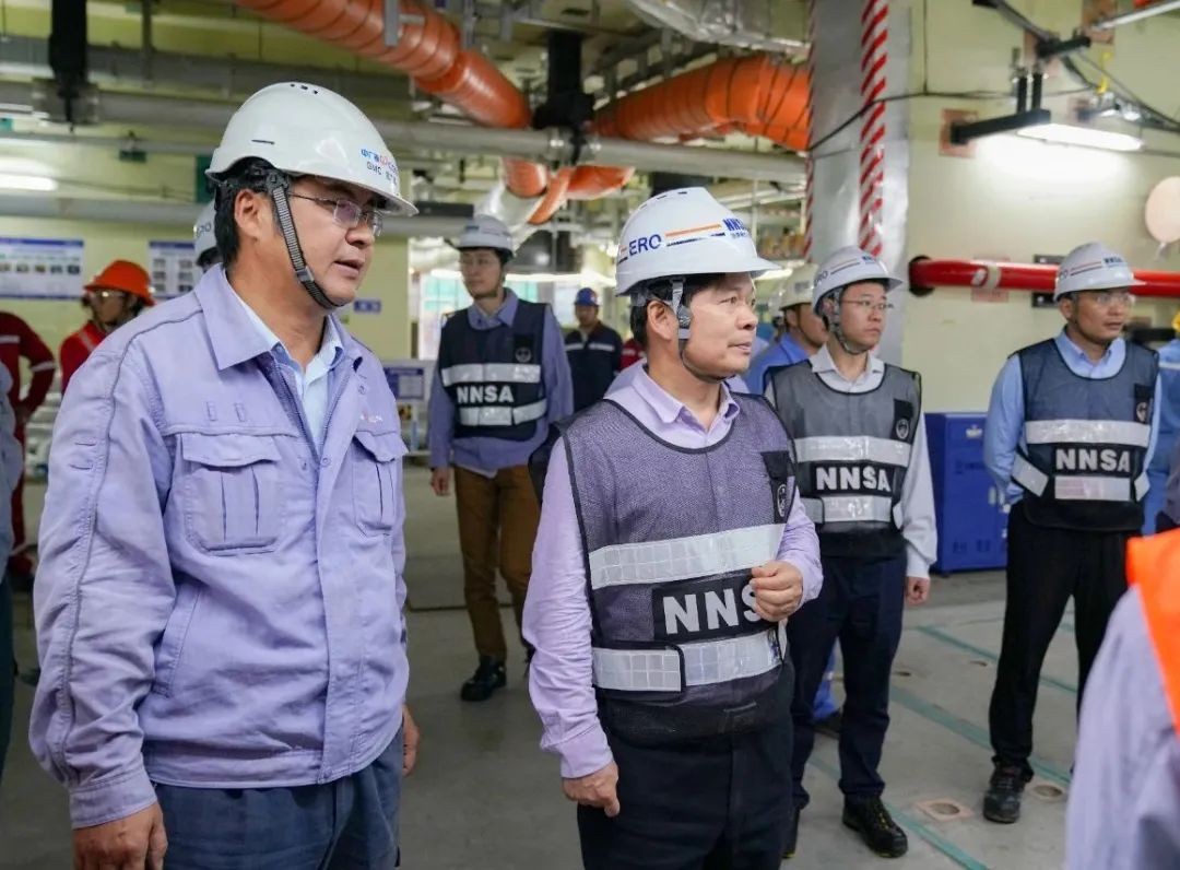 生态环境部(国家核安全局)核设施安全监管司到苍南核电现场调研