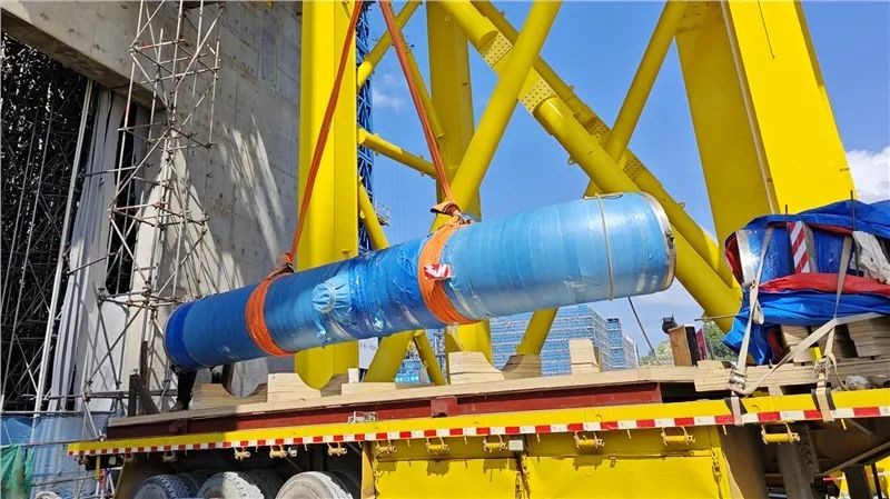 太平岭核电一期工程2号机组主管道全部顺利引入