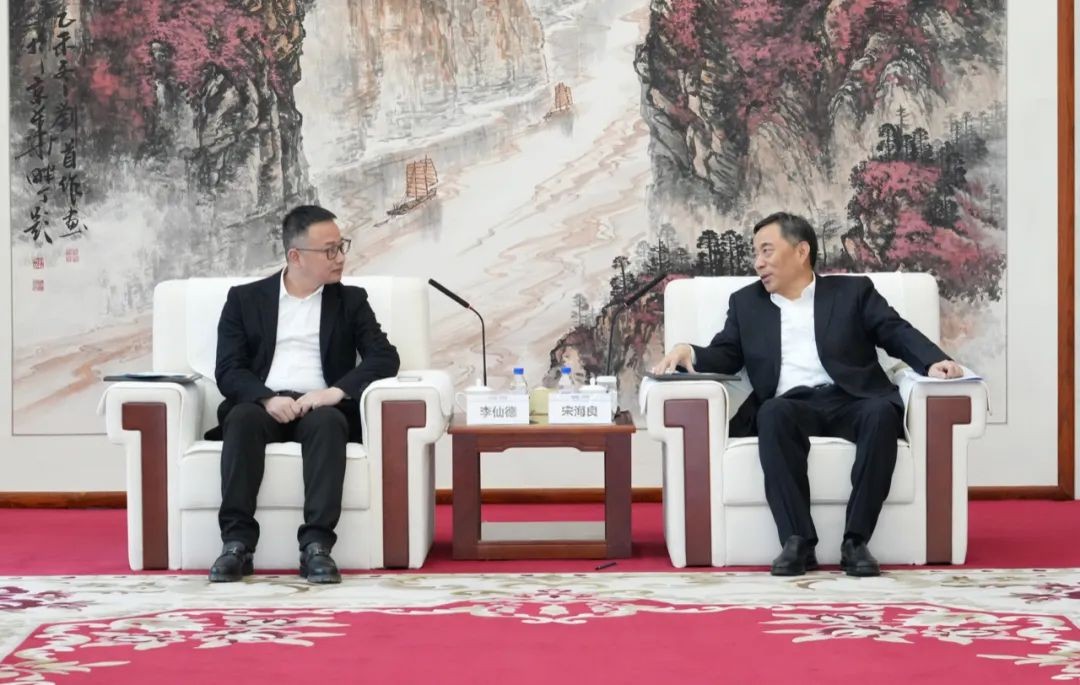 宋海良与晶科能源董事长李仙德会谈