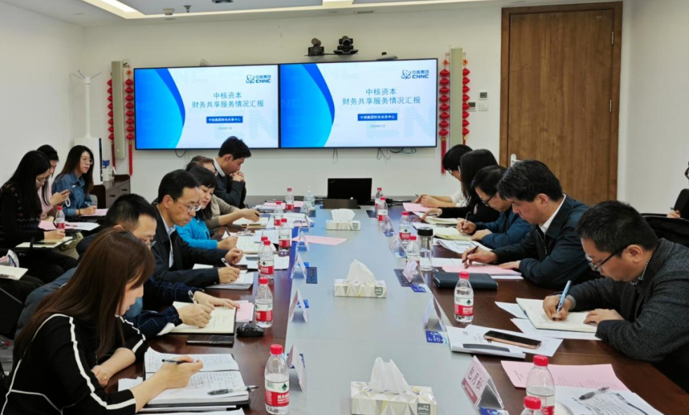 中核资本与集团财务共享中心开展业务交流