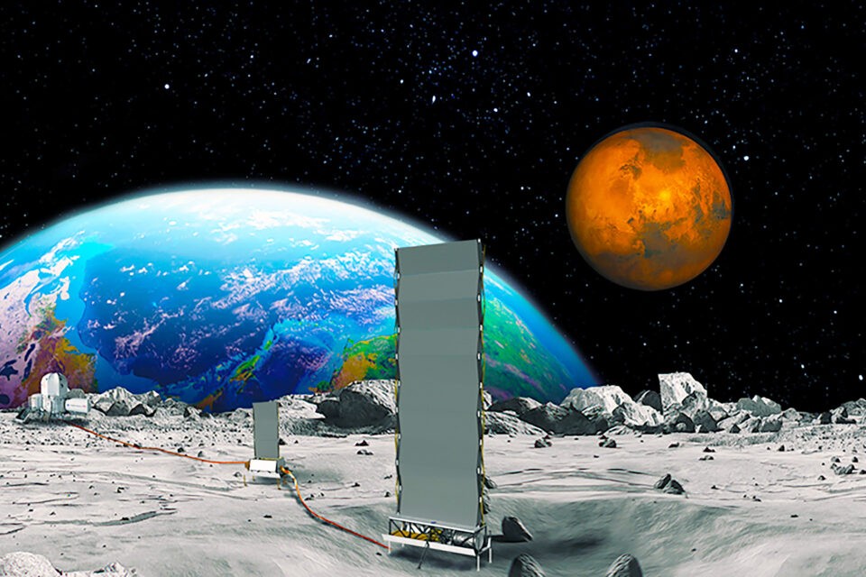 NASA设计核裂变反应堆为月球和火星提供电力