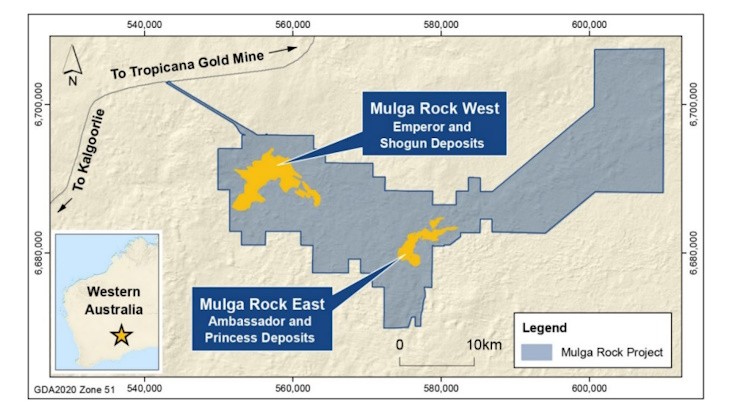 资源升级促使修​​订Mulga Rock研究
