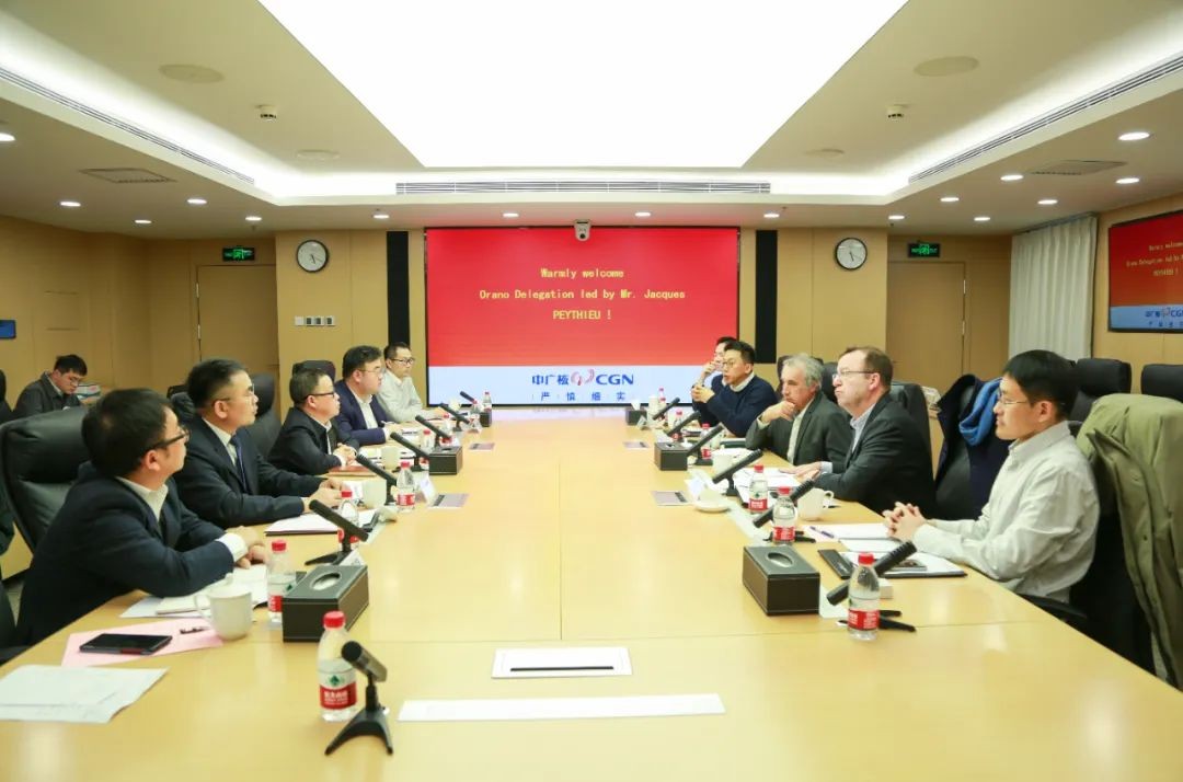 安军靖会见欧安诺集团战略与客户副总裁Jacques PEYTHIEU