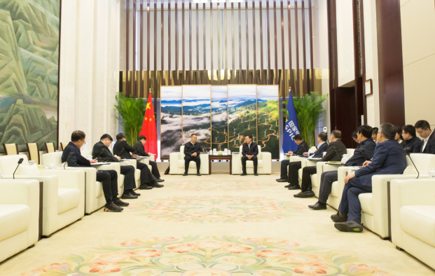 刘明胜会见广东省副省长、湛江市委书记刘红兵