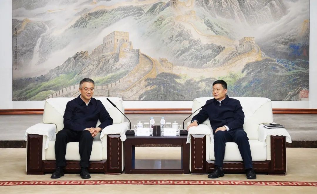 俞培根会见中国农业银行党委书记、董事长谷澍