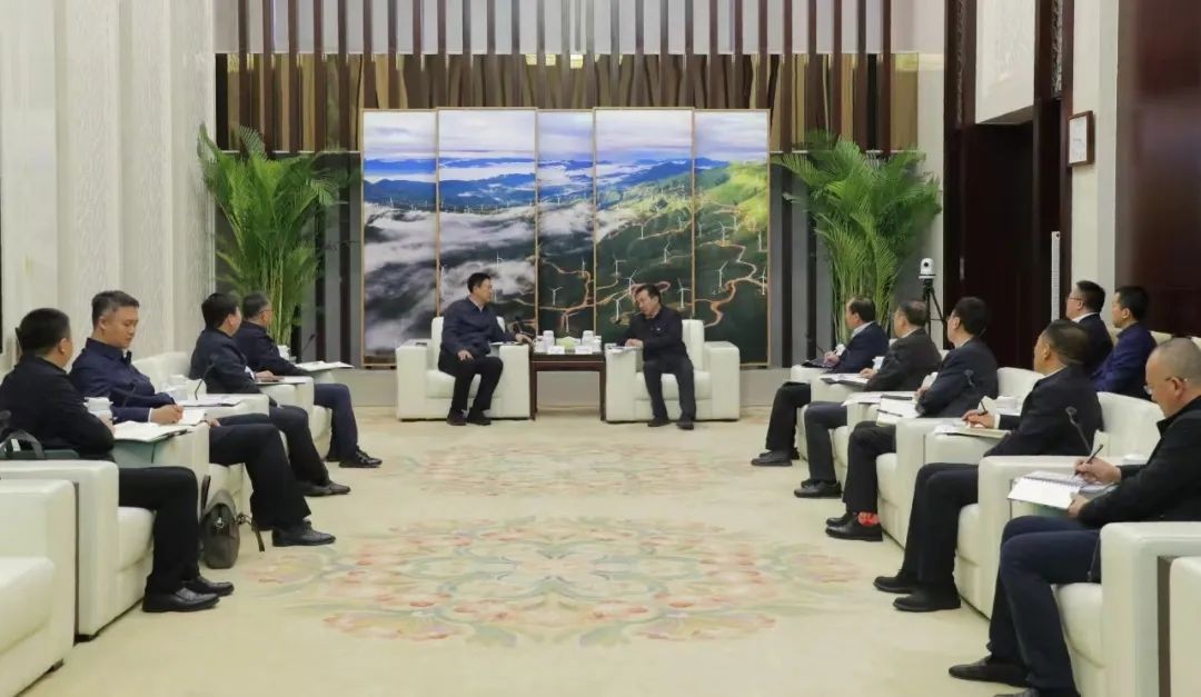 刘明胜会见辽宁省阜新市委书记胡涛