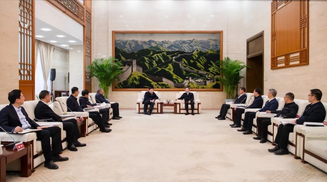 邹磊与国家电网董事长、党组书记张智刚会谈