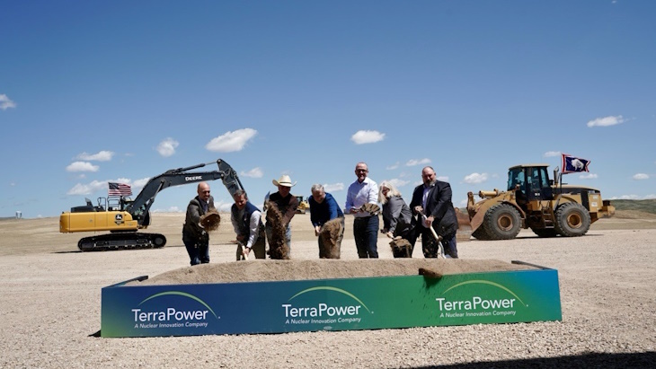 TerraPower动工兴建钠工厂