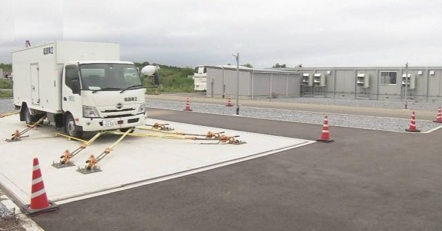 日本媒体参观乏燃料中期储存设施防灾设备