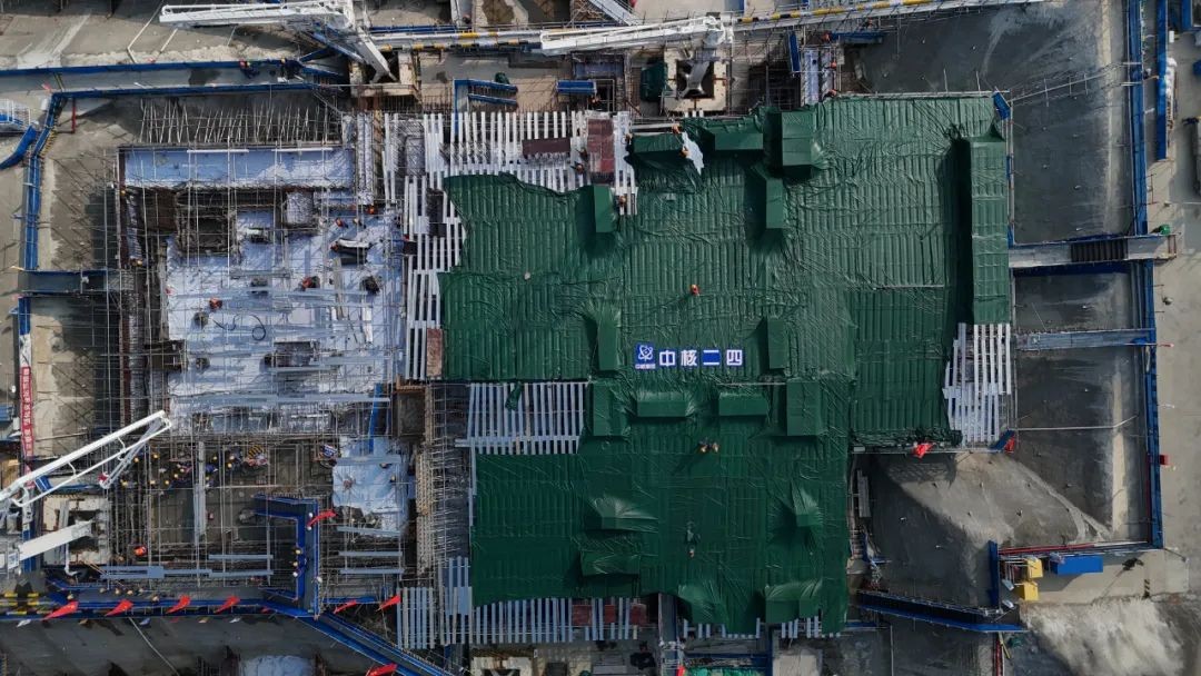 石岛湾核电1号机组常规岛汽机筏基混凝土圆满完成浇筑