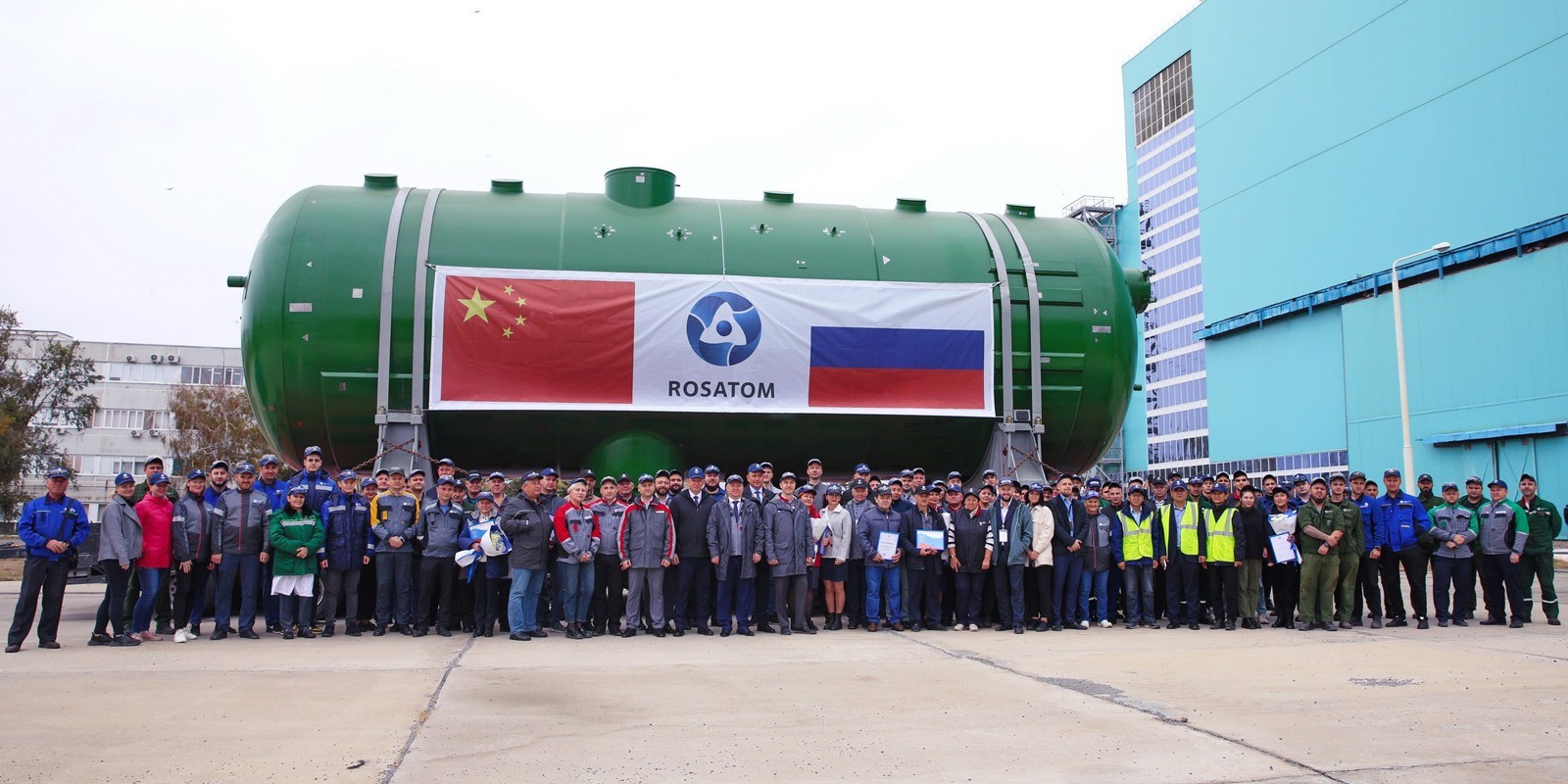 Rosatom公司Atommash已为VVER-1200核电站徐达普第四号机组运送了三台蒸汽发生器