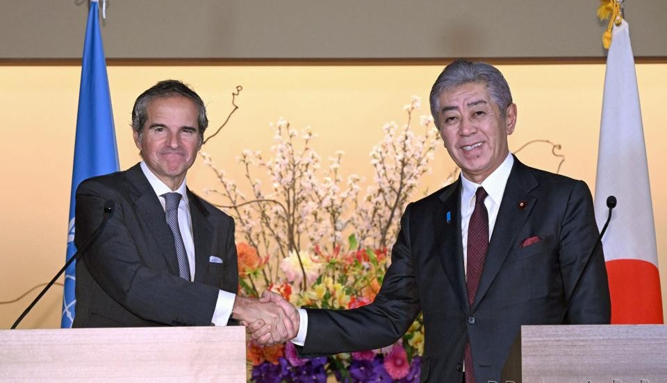 日本外相与IAEA总干事确认合作开展处理水监测