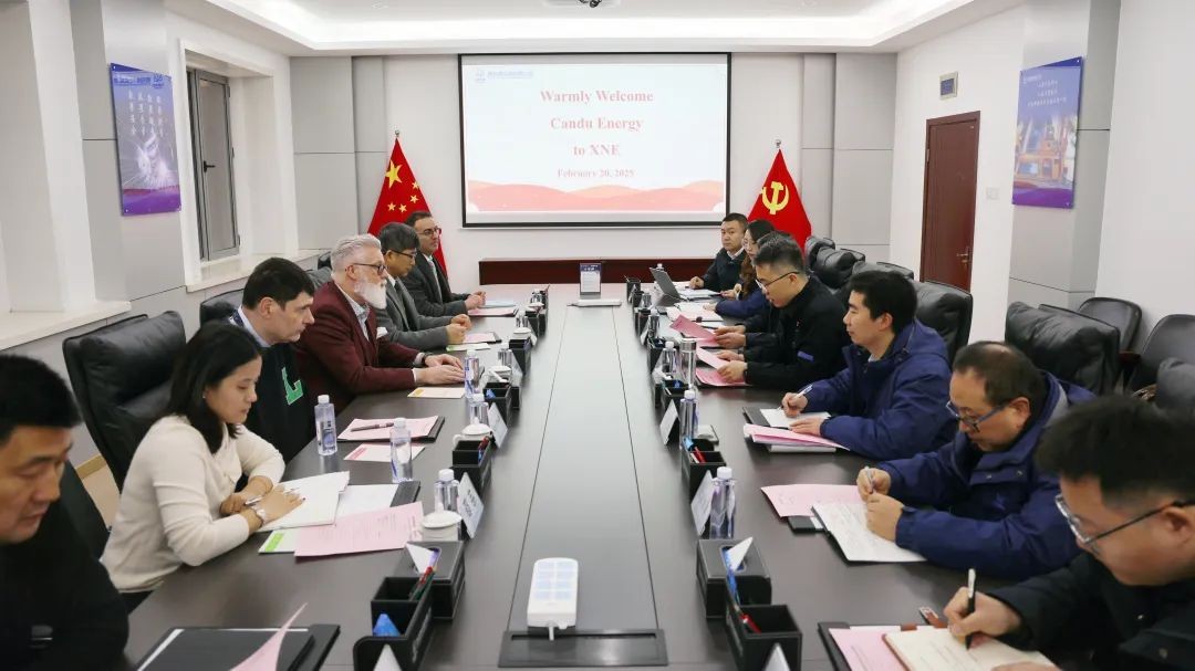 加拿大坎杜能源公司供应链副总裁一行至西核设备调研交流