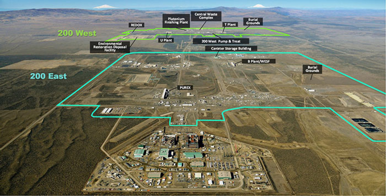 美国州政府向汉福德核保护区(Hanford Site)颁发废料“玻璃化”许可