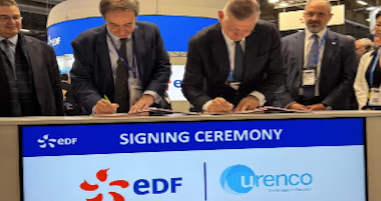 Urenco与法国电力公司(EDF)签署核电站铀浓缩长期合作协议
