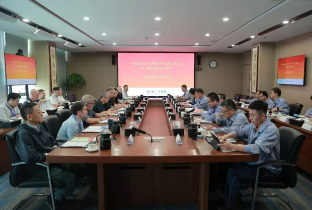 WANO巴黎中心开展太平岭核电厂2号机组启动前同行评审(PSUR)活动
