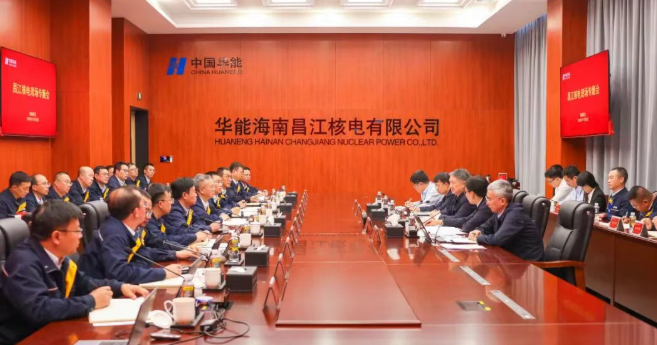 温枢刚到海南昌江核电二期项目调研