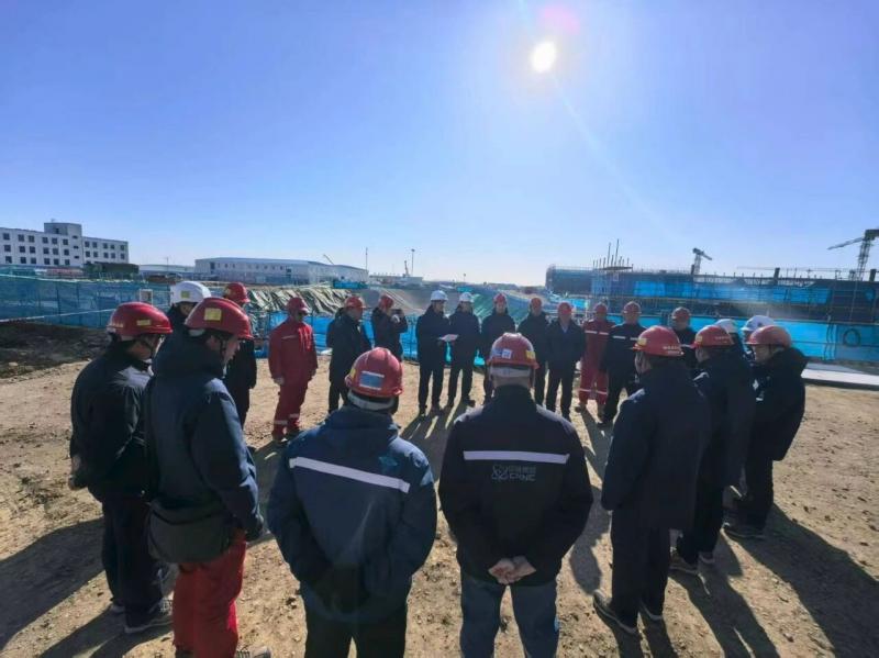 公司领导带队开展石岛湾核电扩建一期工程安全巡视检查
