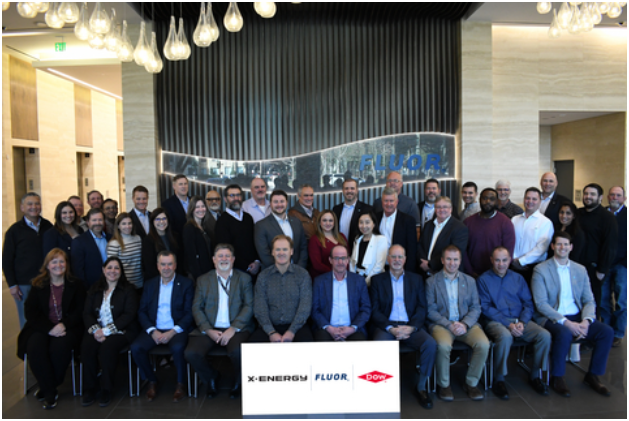 Fluor与X-Energy签署合同,在德克萨斯州开展先进核能项目