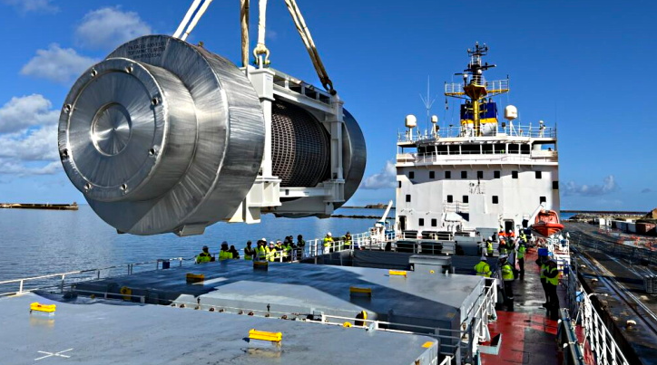 太平洋核运输公司旗下船舶Pacific Grebe完成改装,可运输乏MOX燃料新型容器