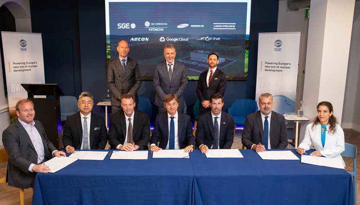 SGE计划在英国部署14座BWRX-300小型堆