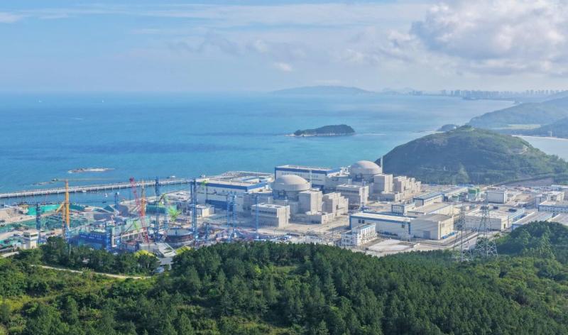 粤港澳大湾区首个“华龙一号”核电项目——中广核广东太平岭核电2号机组首次并网发电