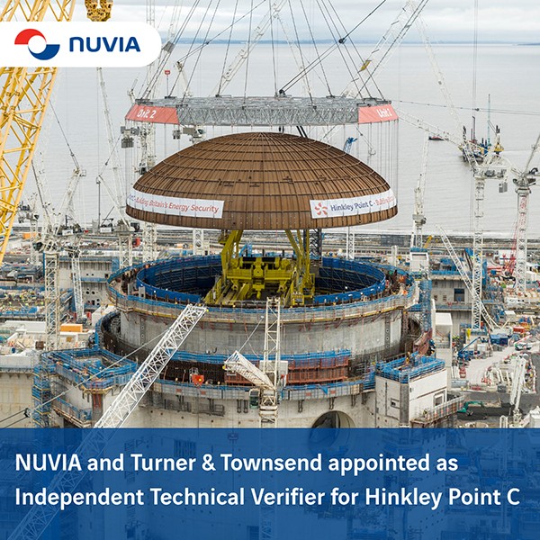 Turner & Townsend与NUVIA获任欣克利角C退役基金独立技术核查机构