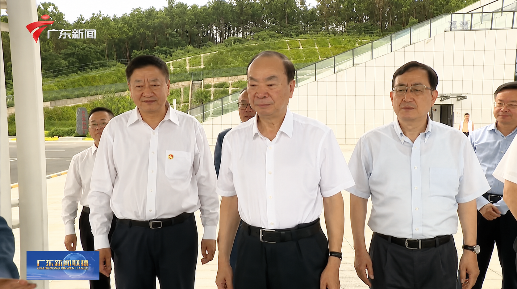 中央政治局委员、广东省委书记黄坤明到中广核太平岭核电基地调研