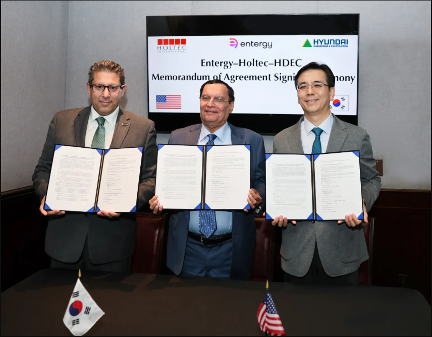 Holtec, Entergy и Hyundai Engineering сотрудничают в оценке возможностей развертывания SMR-300 на юге США