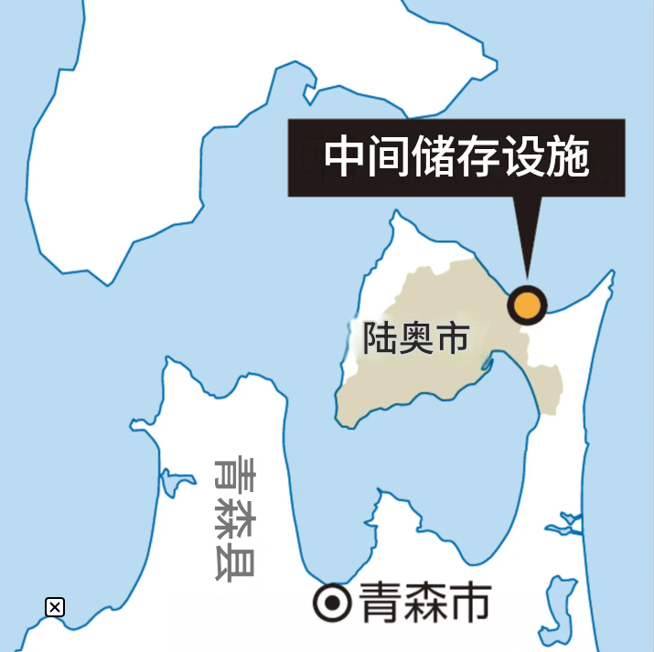 日本陆奥市同意乏燃料临时储存设施研究接收其他企业燃料