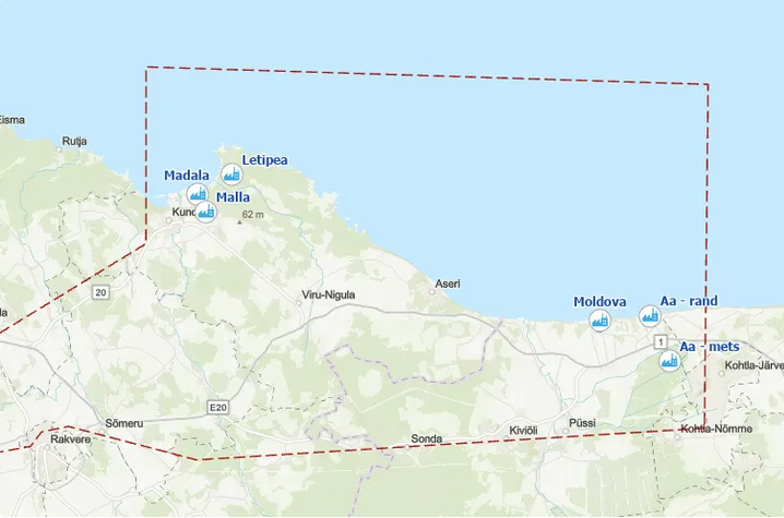 La sélection du site pour la centrale nucléaire estonienne entre dans une nouvelle phase, les six sites candidats étant tous situés sur la côte nord