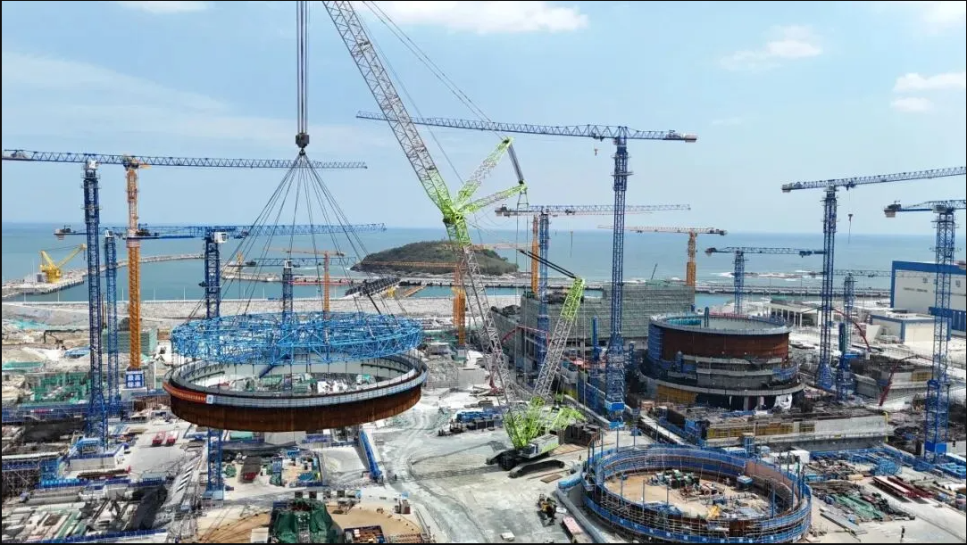 Module 5 of Containment Steel Liner Successfully Lifted at Unit 3 of Guangdong Taipingling Nuclear Power Plant