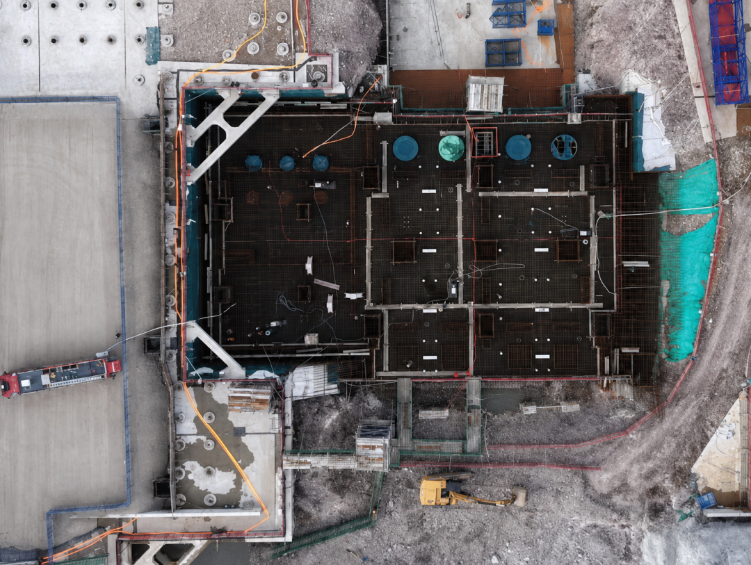 Démarrage du coulage du premier béton de l'îlot conventionnel de l'unité 2 de la centrale nucléaire de Jinqimen