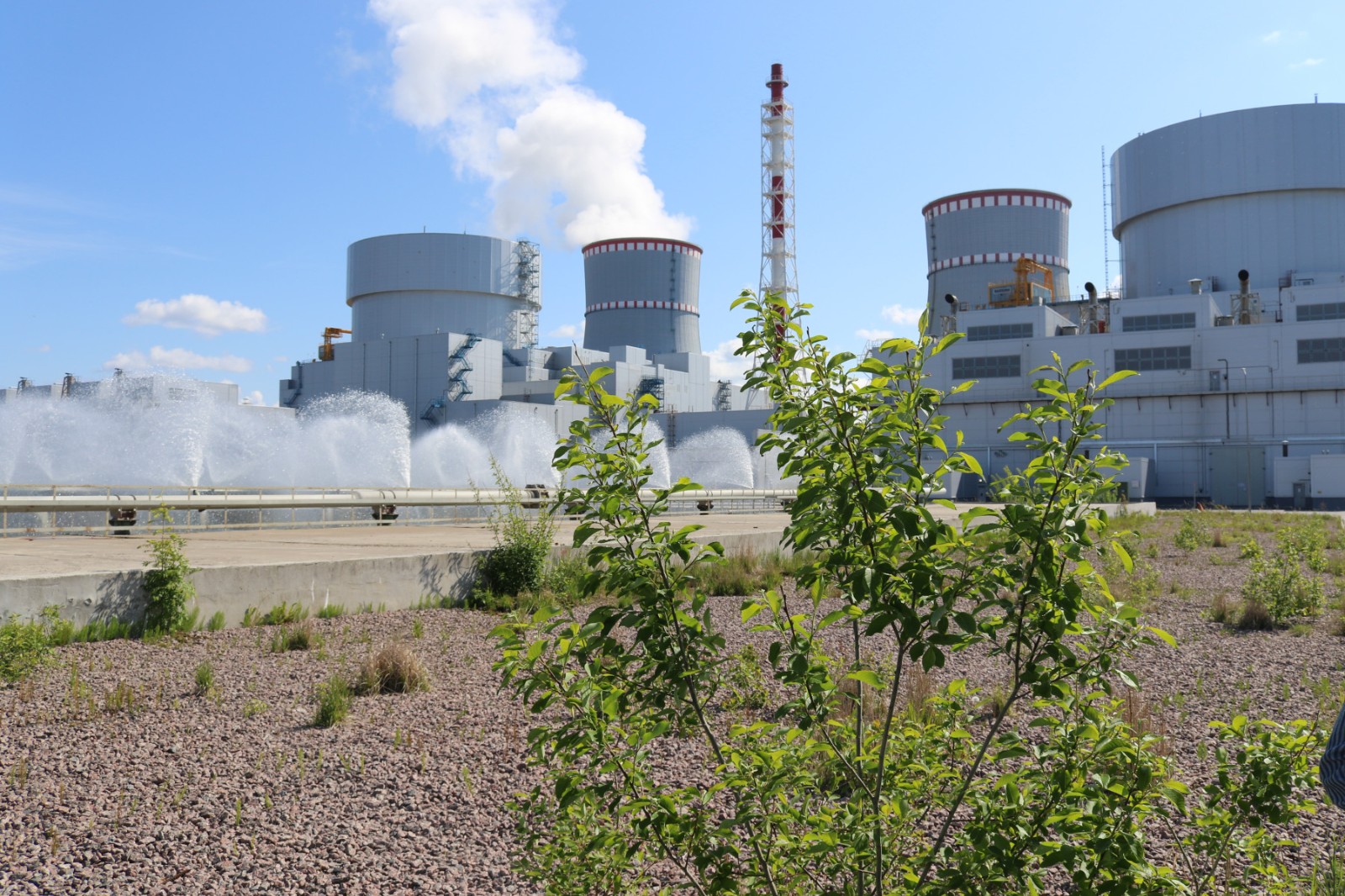 La tranche n° 2 VVER-1200 de la centrale nucléaire de Leningrad-II mise à l'arrêt programmé pour une révision moyenne